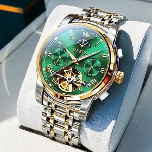 Birthday Gift for Your Husband Men's Business Automatic Mechanical Watch 30M Waterproof with gift box