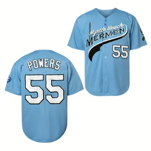 Oversized Plus Size (S-3XL) Embroidered Baseball Jersey, Summer Vibes Sports Shirt, Training Match Daily Streetwear Tops