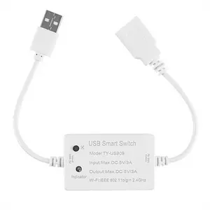 Tuya USB Smart Switch WIFI Controller Universal Breaker Timer Smart Life for USB Appliances for Alexa Google Home