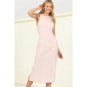 Hazy Dreams Sleeveless Mixi Dress