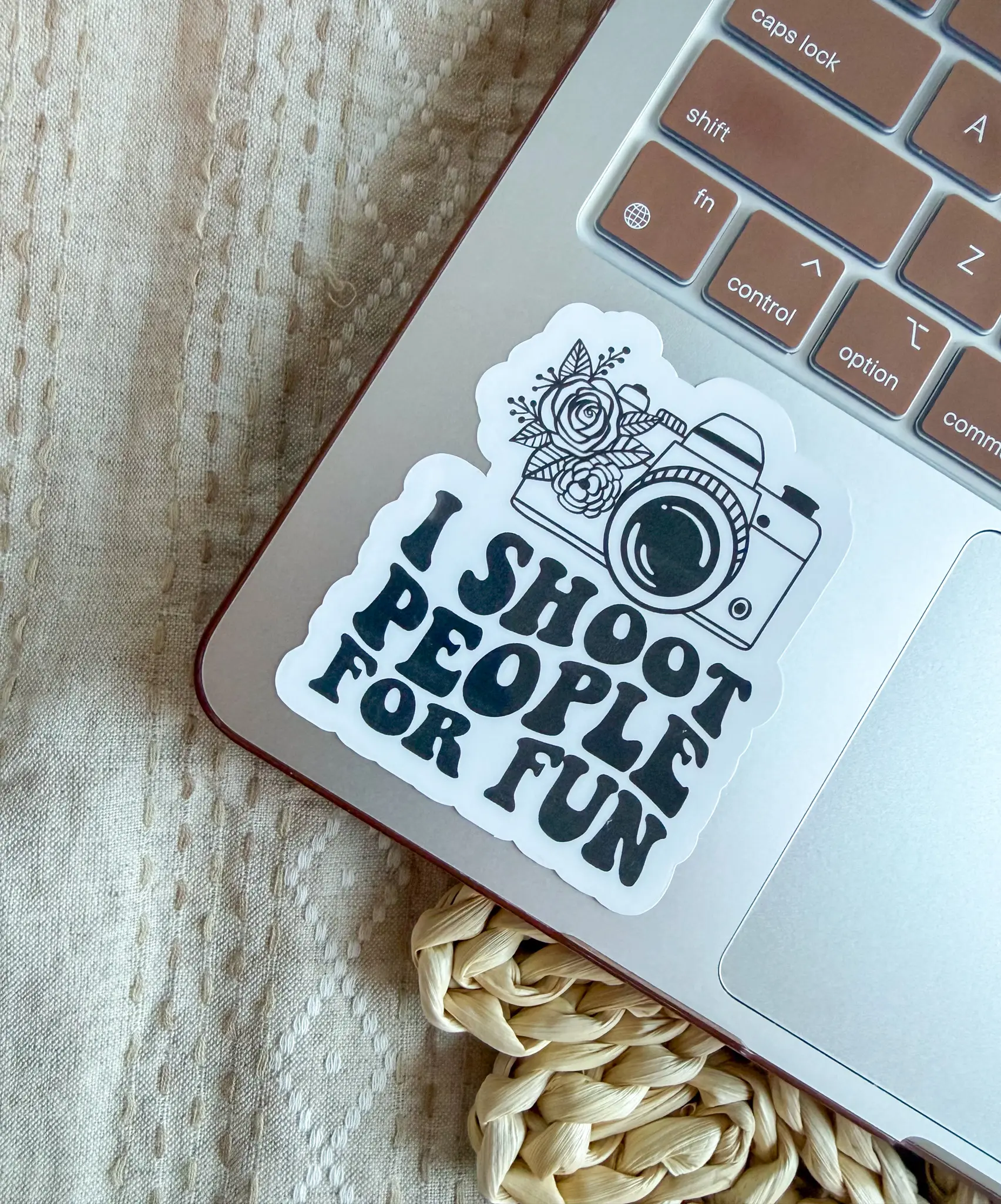 I Shoot People For Fun - Funny Photographer Quote Sticker - Photography Saying - Funny Sticker - Photography Sticker - Photographer Gift