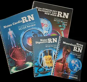 Nursing Study Notes Bundle – 4 Printed Books