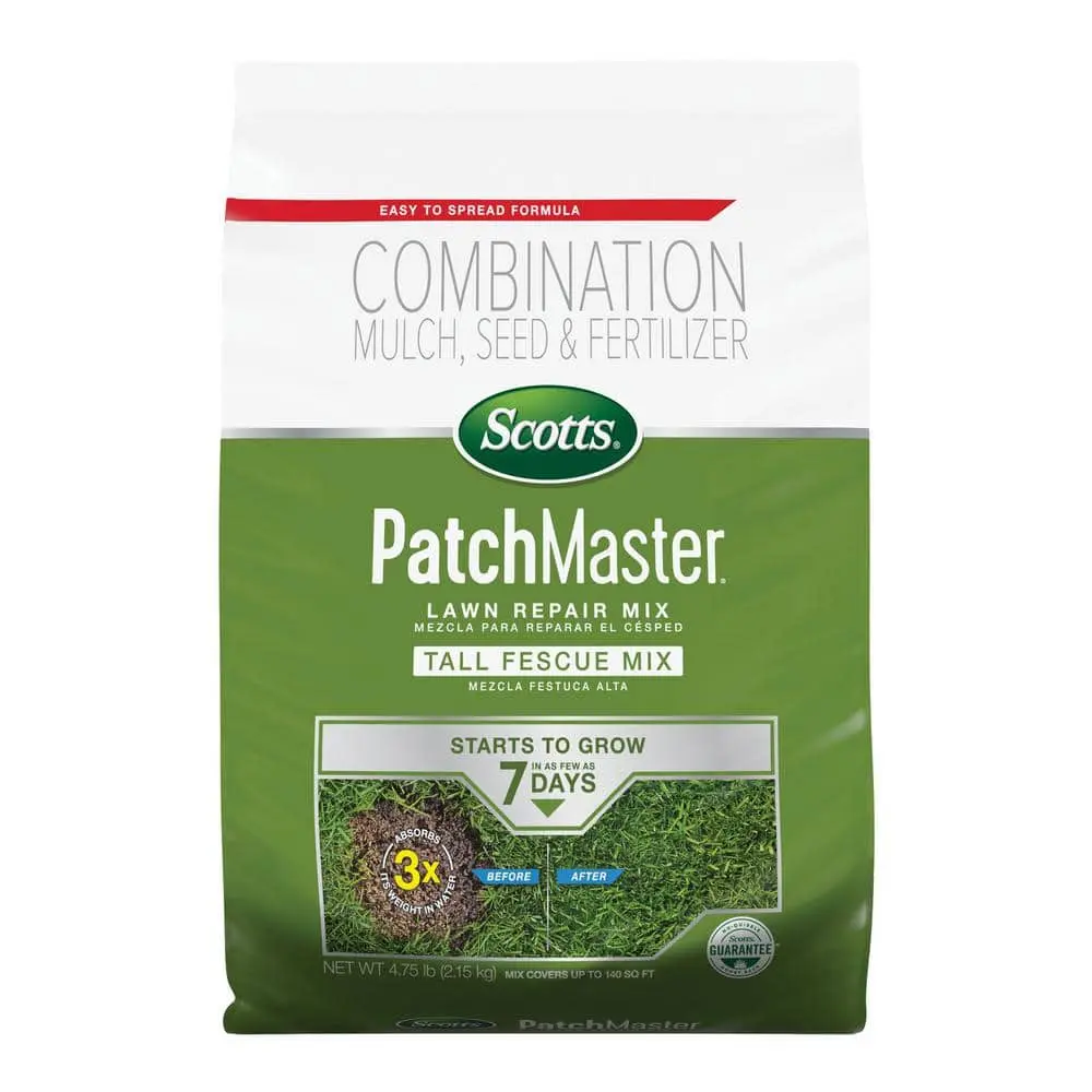PatchMaster 4.75 lbs. Lawn Repair Mix Tall Fescue Mix, Combination Grass Seed, Fertilizer, and Mulch