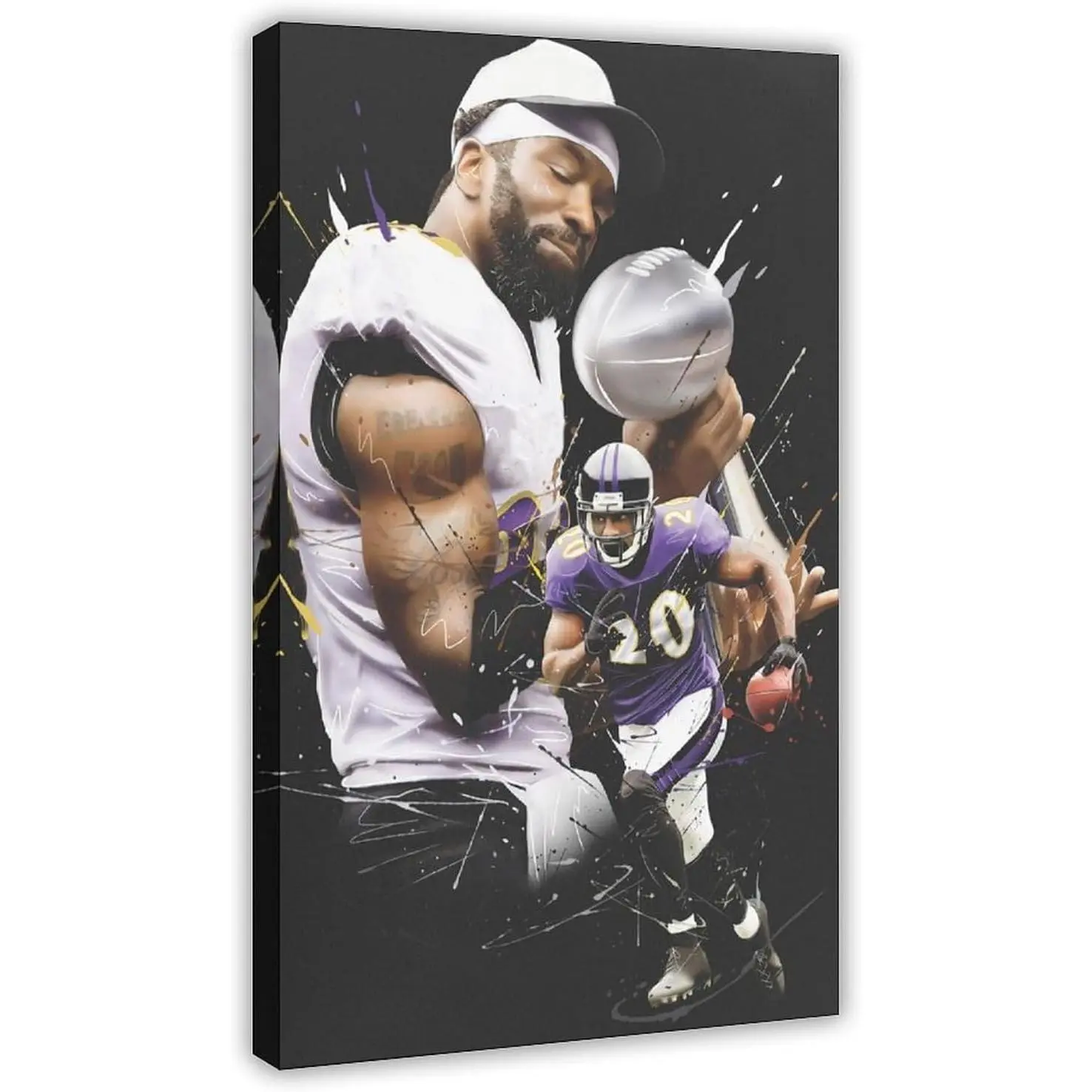 Ed Reed Canvas Poster Bedroom Decor Landscape Office Room Decor Gift