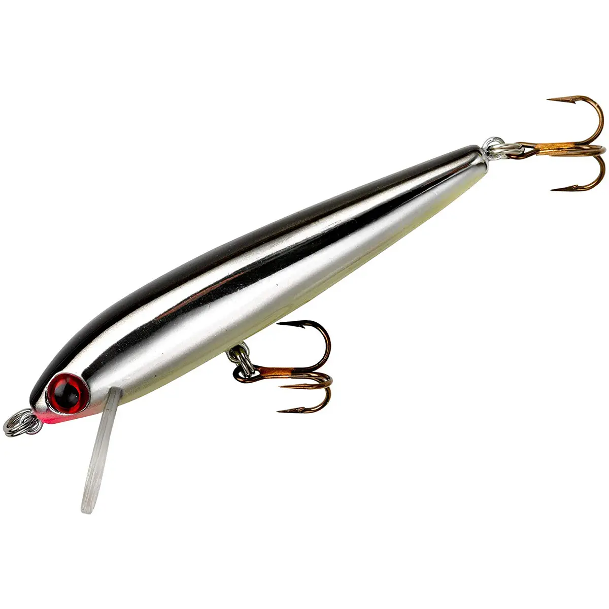 Rebel Slick Body Minnow Bass Fishing Lure, 5/64 oz Miniature Minnow Lures for Any Depth Bass Fishing Lures, Slow Sinking Lures