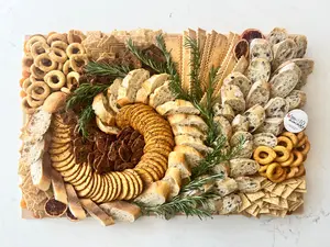 Bread & Crackers Wooden Board