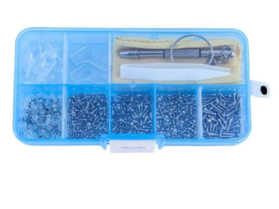 Screw Nut Nose Pad Optical Repair Tool Kit for Eyeglass and Sunglasses