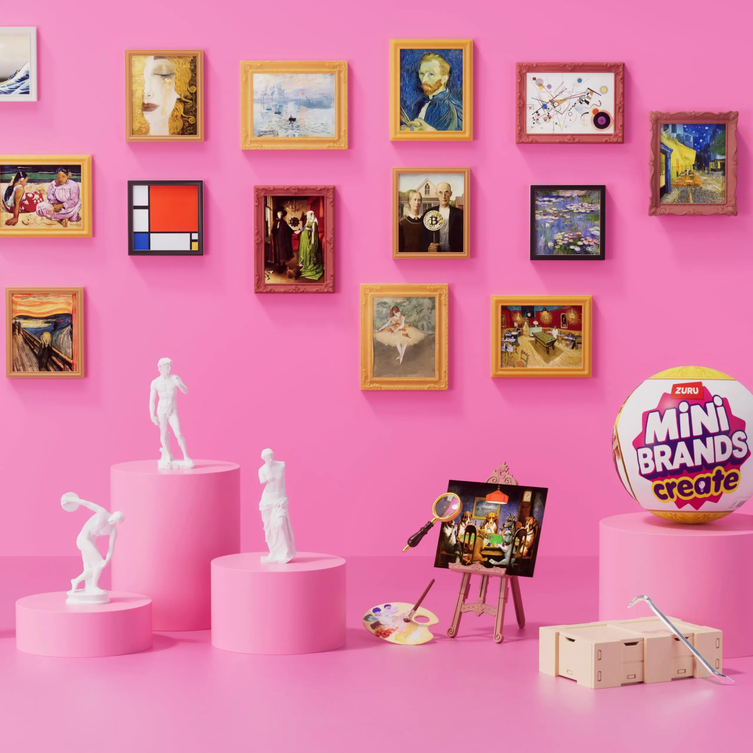 Mini Brands Create Mini Masterpieces Series 1, Capsule 2 Pack by mini brands masterpieces