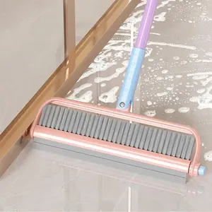Dopamine optional double-head cleaning brush, household bathroom broom, squeegee floor scraper, multi-functional cleaning brush
