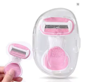 Mini Travel Razor for Shaving Compact Travel-Friendly Case