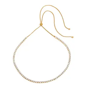 Tennis Necklace - Stainless Steel