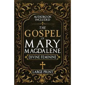 The Gospel of Mary Magdalene - Large Print Religious English New Trade Paperback, 126 Pages: Annotated Illustrated Guide to Her Lost Text, Forbidden Wisdom, Divine Feminine Return