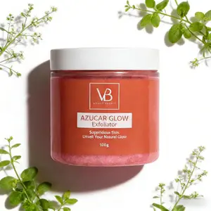 Vivant Beauty Azucar Glow Exfoliator - Sugar-Based Face & Body Scrub for Radiant, Smooth Skin (100g)