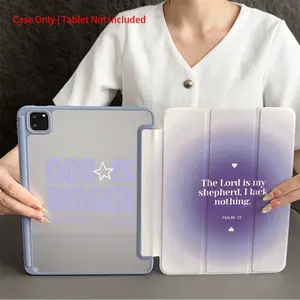 1 Piece Protective Folio Tablet Case, Tablet Protective Cover with Pen Holder compatible with iPad 10.9/Pro11/10th/iPad7/8/iPad Air 4/5/iPad Pro/iPad Air 13(M3 2025)/iPad Air 11(M3 2025)/iPad 11(A16 2025), Auto Sleep/Wake Function/Tablet Accessories