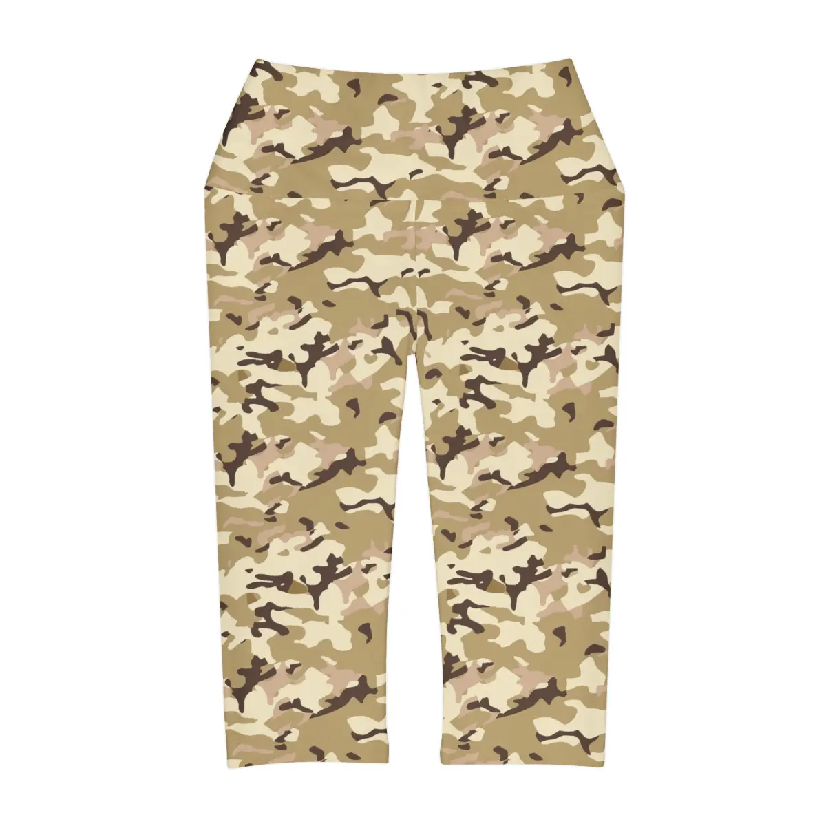Dessert Camo #2 Yoga Capri Leggings