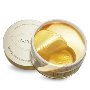Vital Luxury Golden Peptide Collagen Eye Mask 60PCS Hydrating Soothing Anti-Aging Patches with Copper Peptide Plant Extracts for Dark Circles Puffiness Wrinkles Hyaluronic Acid Pack fill  and  fix  under  eye  cream Collagen Hydrogel Anti-Wrinkle