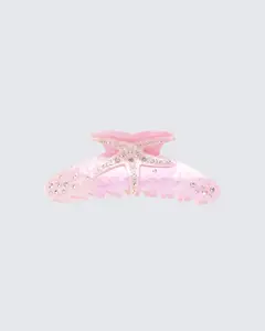Kismet Pink Diamante Starfish Hair Claw