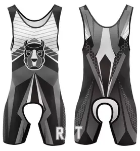 Mens Hollow Performance Wrestling Singlet One Piece Sports Clothing Athletic Sports Clothing