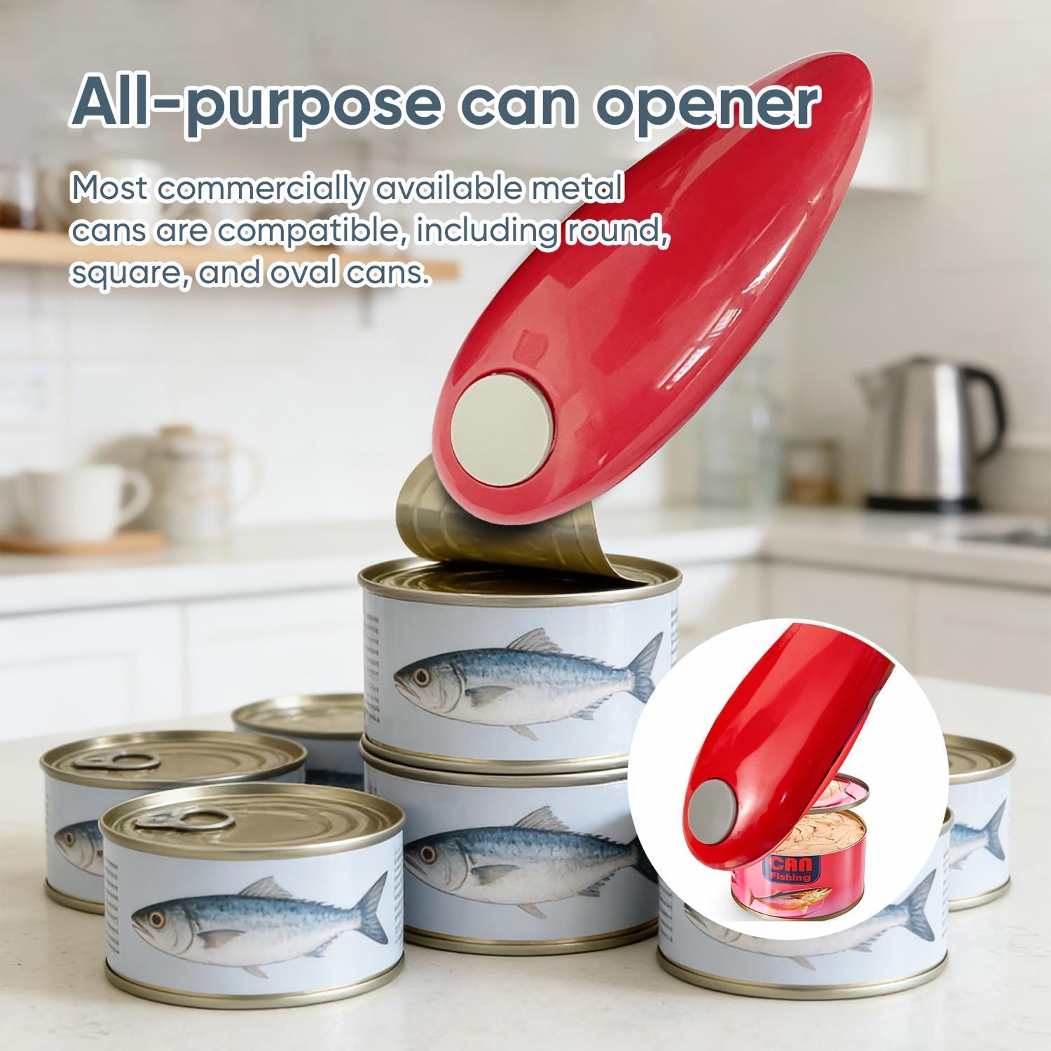 Automatic Electric Can Opener with a Single Touch, Designed for Seniors, Those with Arthritis, And Individuals with Limited Hand Mobility, Perfect for Use in The Kitchen Or While Camping, Making It an Excellent Easter Gift for Older Adults