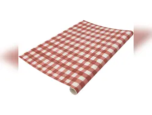 Red Gingham Paper Runner 