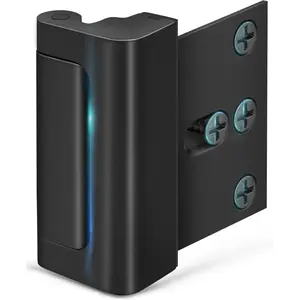 Home Security Door Reinforcement Lock - Child Proof High Security Door Lock Withstand 800 lbs, Top Door Latch Flip Door Guardian for Inward Swinging Inside Door, Kids Safety Front Door Security Lock