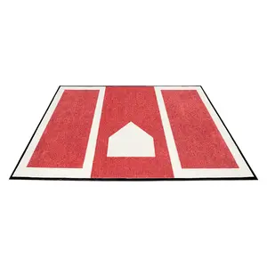Garvee Baseball Hitting Mat, Softball Hitting Mat for Batting Stance Practice - Thickened Anti-Slip Training Mat for Batting Cage, 6.5 x 4 ft