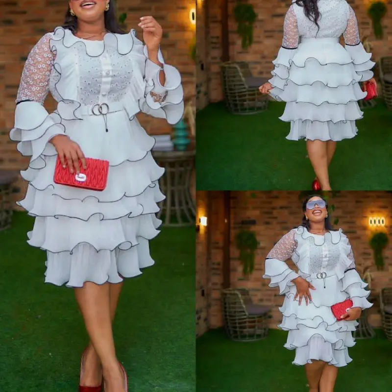 Modern Turkey Dress with Gold Sequins and Pleated Top for Formal Events  Long Sleeve Elegance Valentine's Womenswear - TikTok Shop