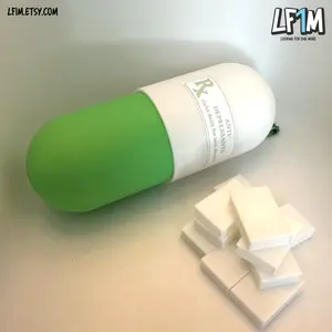 Antidepressants TBR Pill Capsule 3D Printed Bookish Container | Mini Book Storage | Reader Gift