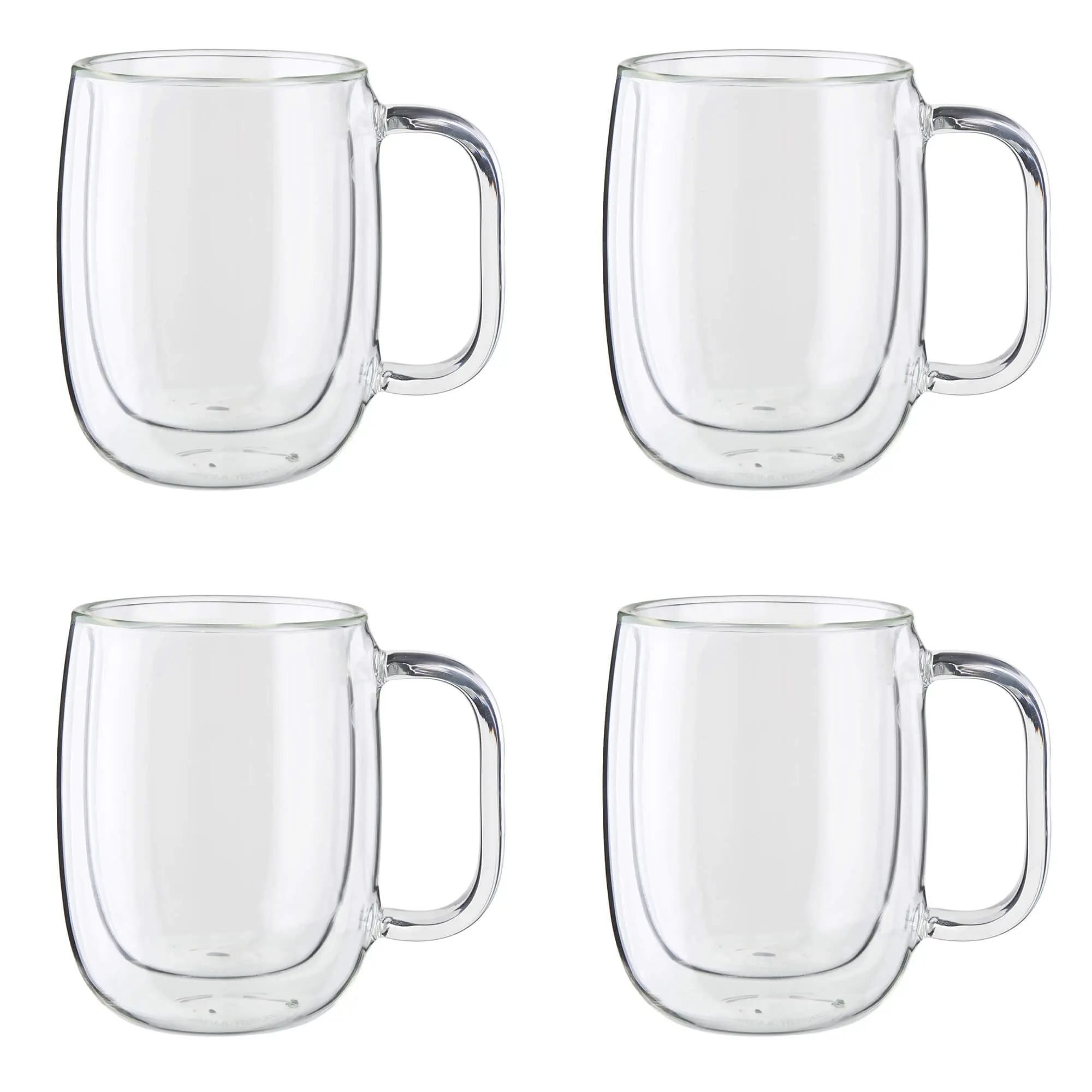 ZWILLING Sorrento Double Wall Mugs, 4-pc Set, 12oz. Each