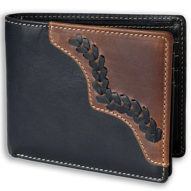 UC Men's Elegant Full Grain Cowhide Genuine Leather Bifold Wallet - RFID Blocking Bifold, Multiple Card Slots, RFID Protected Wallet, Men's Accessories, Birthday Gifts for Him