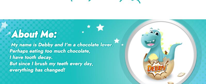 Papablic (Debby) Toddler Sonic Toothbrush 1-3Y with Smart LED Timer & Dino Cover, 2 Brush Heads, Lightweight Oral Hygiene for Kids, Dental Cleaner Tools, Fast Selling