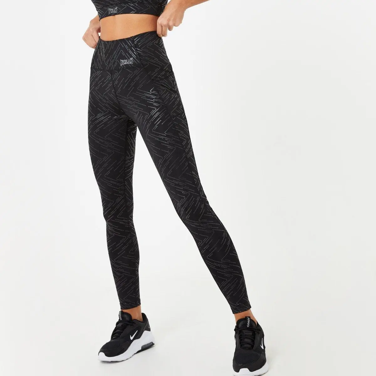 Women's High Waisted Full-Length Squat-Proof Tight-Fit Gym Workout Leggings - Flattering Cut Activewear Bottoms, Exercise Wear, Athleisure Sporty Chic Fitness Apparel