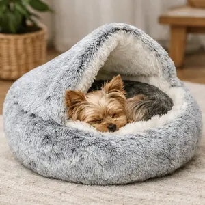 The Ultimate Cozy Cave – Burrow Friendly Bed for Cats & Small Dogs