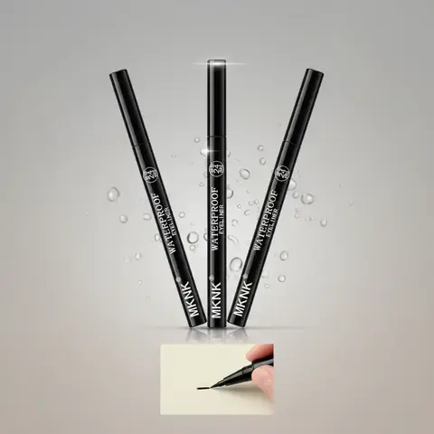 3pcs Premium Waterproof & Sweatproof Liquid Eyeliner Pens, Quick-Dry No Smudge Eye Makeup, Long-Lasting & Non-Toxic Formula for Stylish Looks, Eyeliner Pen Cosmetic