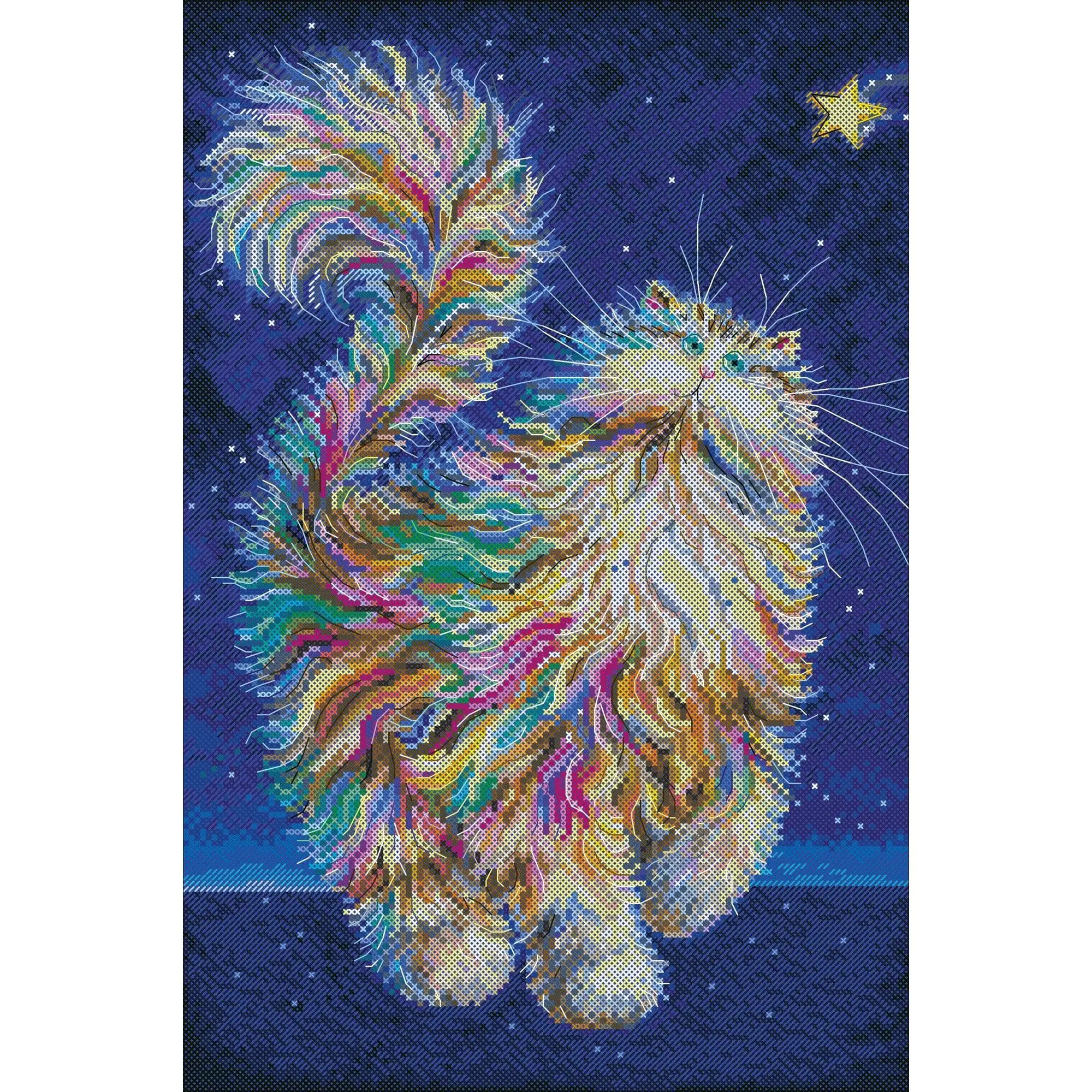 A Star Is Falling Counted Cross-Stitch Kit by Abris Art AH-181