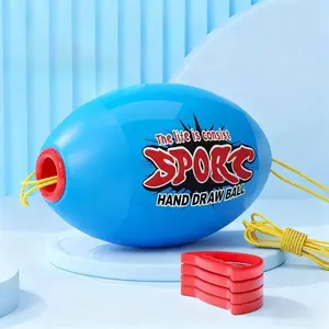 Sliding zipper ball, large fast ball, shuttle ball for two people, zoom ball for boys, girls and children's sports (blue)