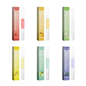 Nail Growth Oil For Strength and Moisture,Organic Nail Care,Strengthening, Brightening and Moisturizing - Nail Vitamin Essentials( Strawberry & Orange & Blueberry & Jasmine & Lemon & Apple flavors)