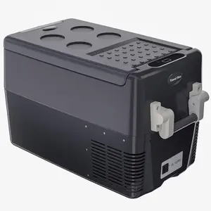 32QT(30L) Electric Cooler,12 Volt Refrigerator, Portable Freezer 12V/24V DC 110-240V AC, 12V Fridge 0℉~50℉, 12V Car Refrigerator with Basket for Travel, Truck, Boat, Camping