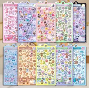 3D Genuine Puffy Cartoon Animal Stickers Pack Cute Decorative for Journals, Planners, Scrapbooks, Phone Cases, Water Bottles, Laptops & Stationery (US Stock)