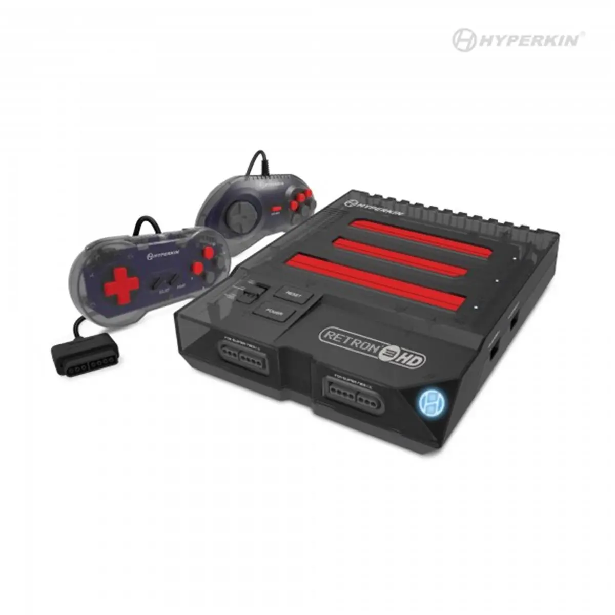 Hyperkin Retron 3 HD Retro Gaming Console - Black, Micro Charge Cable Included, Squire Compatible, Supports Genesis/Mega Drive, 16:9/4:3 Switch, Perfect Pin Technology, HD Audio & Video, High Compatibility, 720P, Scout