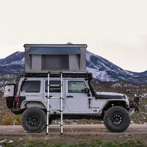 Rooftop Tent Hard Shell - Rooftop Tent for Van Jeep SUV Truck Car Tents for Camping, Car Roof Tent Hard Shell Roof Top Tent Camping Waterproof, Windproof, Sturdy,2-3 People Tent
