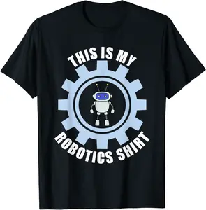 Ironic Robot Fan Robotics Engineer Mechanic T-Shirt - Clydebell Shop 90B0BDRVCLJ4