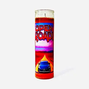 Open Roads Candle - to manifest opportunities to build wealth, increase business, find love, maintain good health, etc.