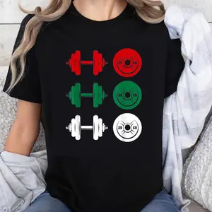 100% Cotton Dumbbell Weight Plate Design Pattern