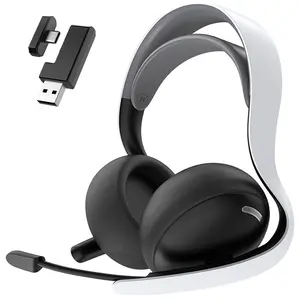 Wireless Gaming Headset For PC With noise canceling Mic 2.4G BT Over-Ear Headphones For Switch PS5 PS4 Android iOS Pc Headsets
