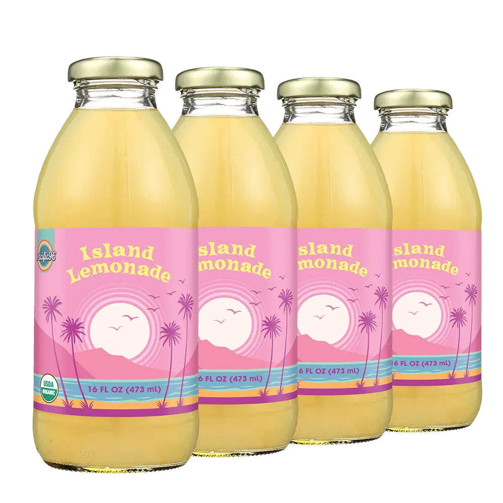 Pacific96 Organic Island Lemonade 16oz 4-Pack