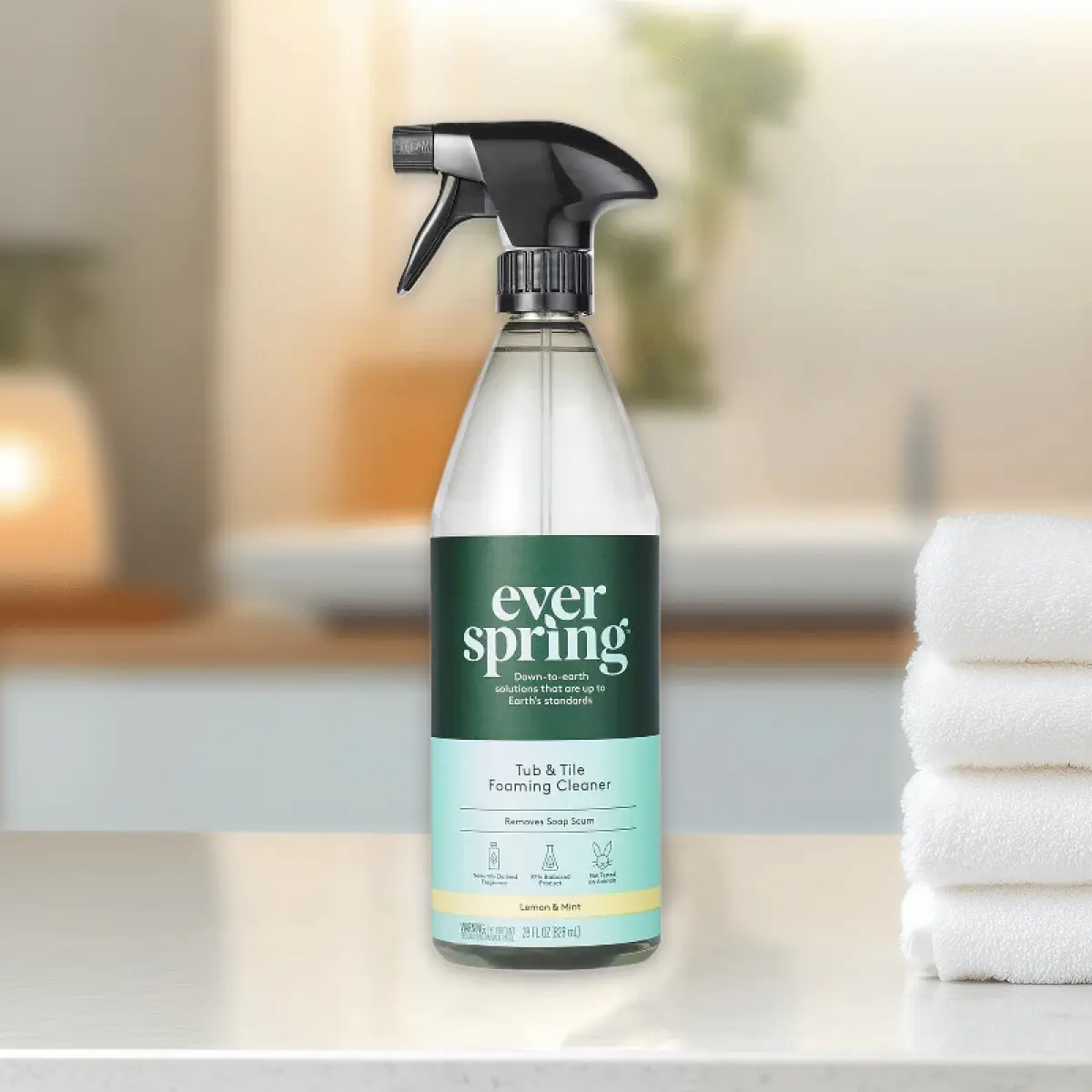 Tub & Tile Cleaner - 28 fl oz - Everspring ™