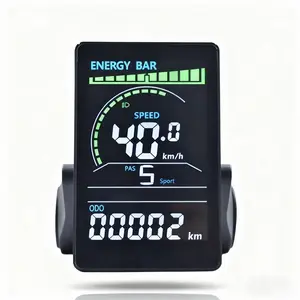 M6C E-Bike Display - Waterproof & Shockproof Electric Bike LCD Screen, 5PIN & 6PIN, Supports 18V/36V/48V/60V | Black Friday & Christmas Gift for Riders qla  waye  bike Electric Bike Controller