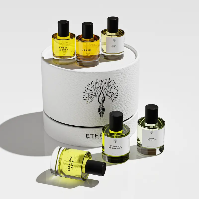 Eternal Perfume Oil Gift Set | 6 Pcs Exquisite Scents Inspired by Iconic Fragrances | Long-Lasting & Alcohol-Free Perfume Oils for Women & Men (Sweet Luxury, Pear Pressure , Maxim & More)