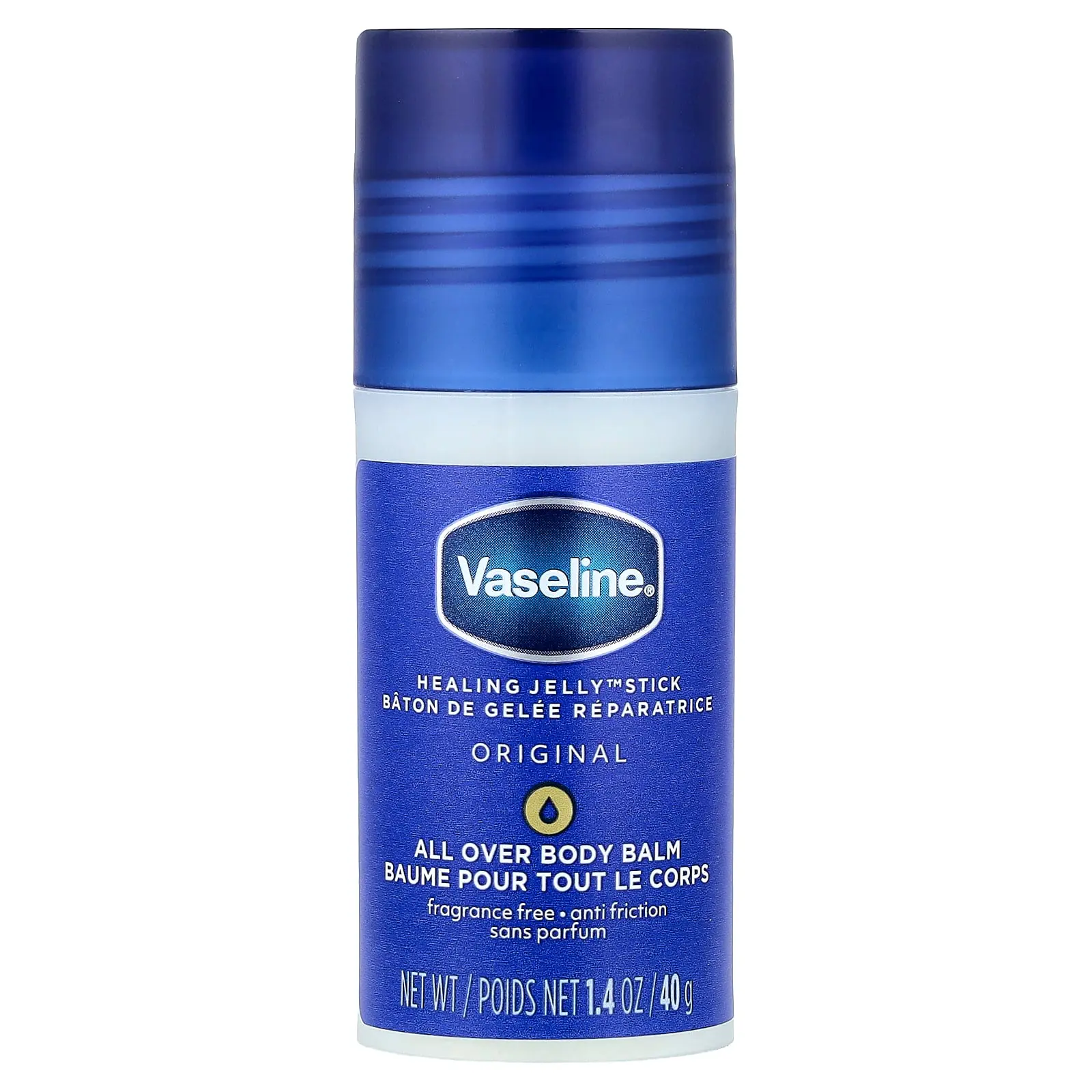 Vaseline Healing Jelly™ Stick, All-Over Body Balm, Fragrance Free, 1.4 oz (40 g)